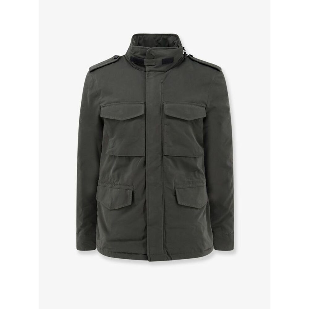 Aspesi Men Minifield Cotton Blend Sahariana
